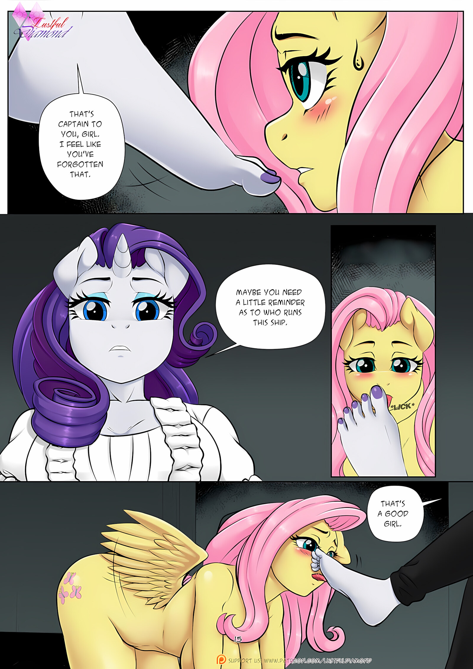 Lustful Diamond – Flutterlie [Pia-Sama], Lustful Diamond - Flutterlie, page 17 of 24