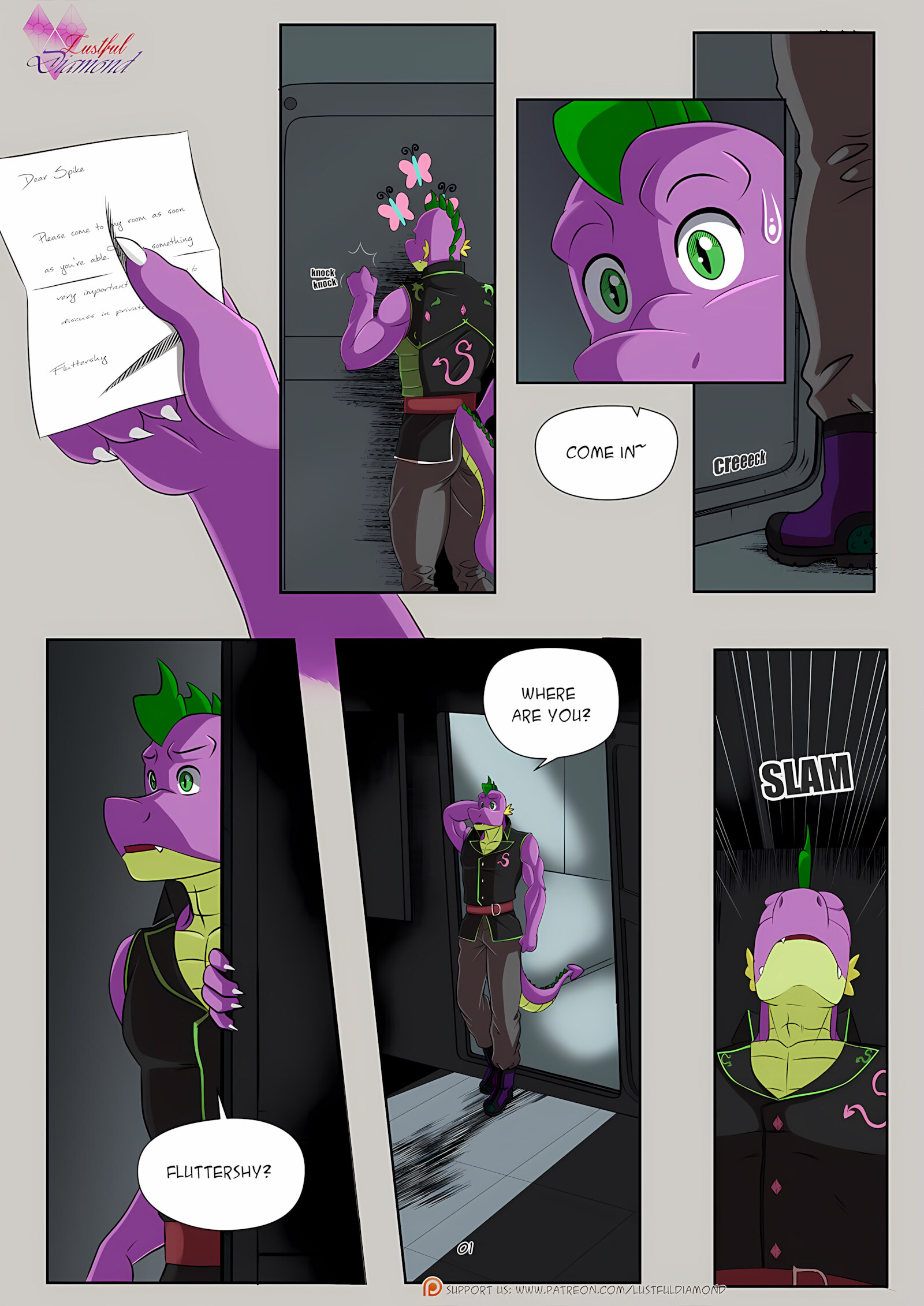 Lustful Diamond – Flutterlie [Pia-Sama], Lustful Diamond - Flutterlie, page 3 of 24