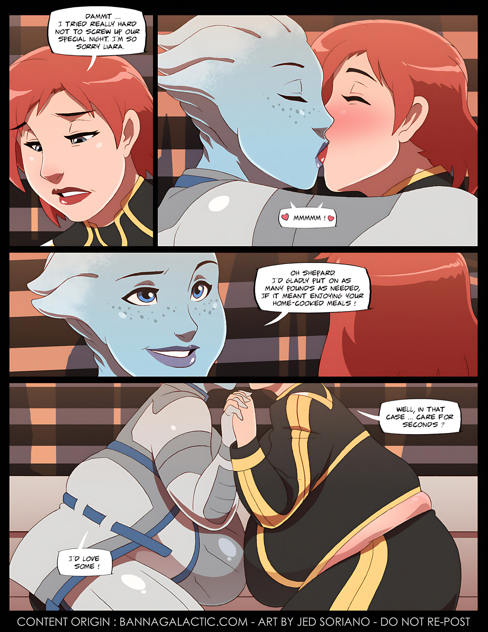 Mass Effect – Dinner Date [Seriojainc], Mass Effect - Dinner Date, page 4 of 6