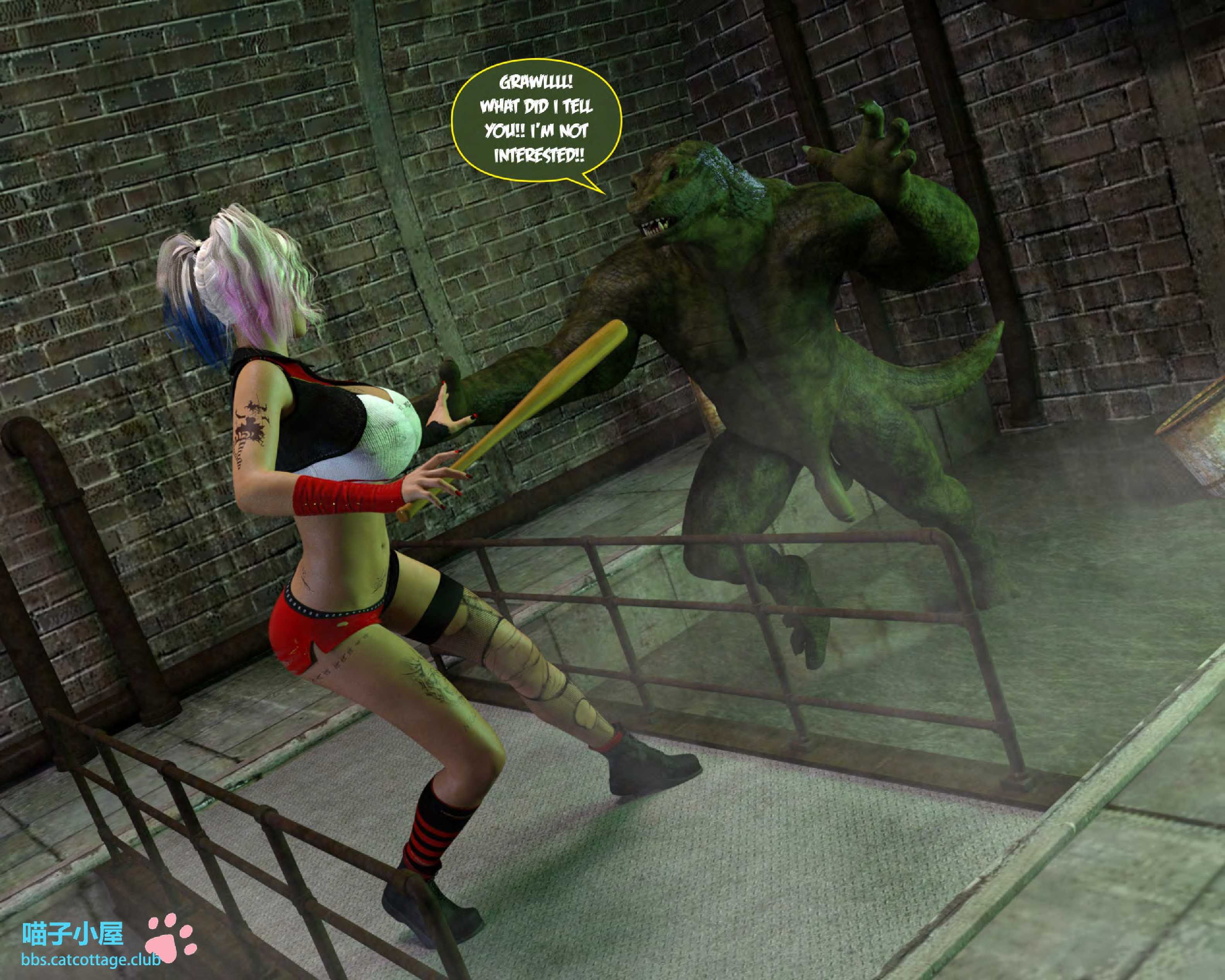 Monster Match Croc in the Sewer [RedRobot3D], Monster Match Croc in the Sewer, page 37 of 71
