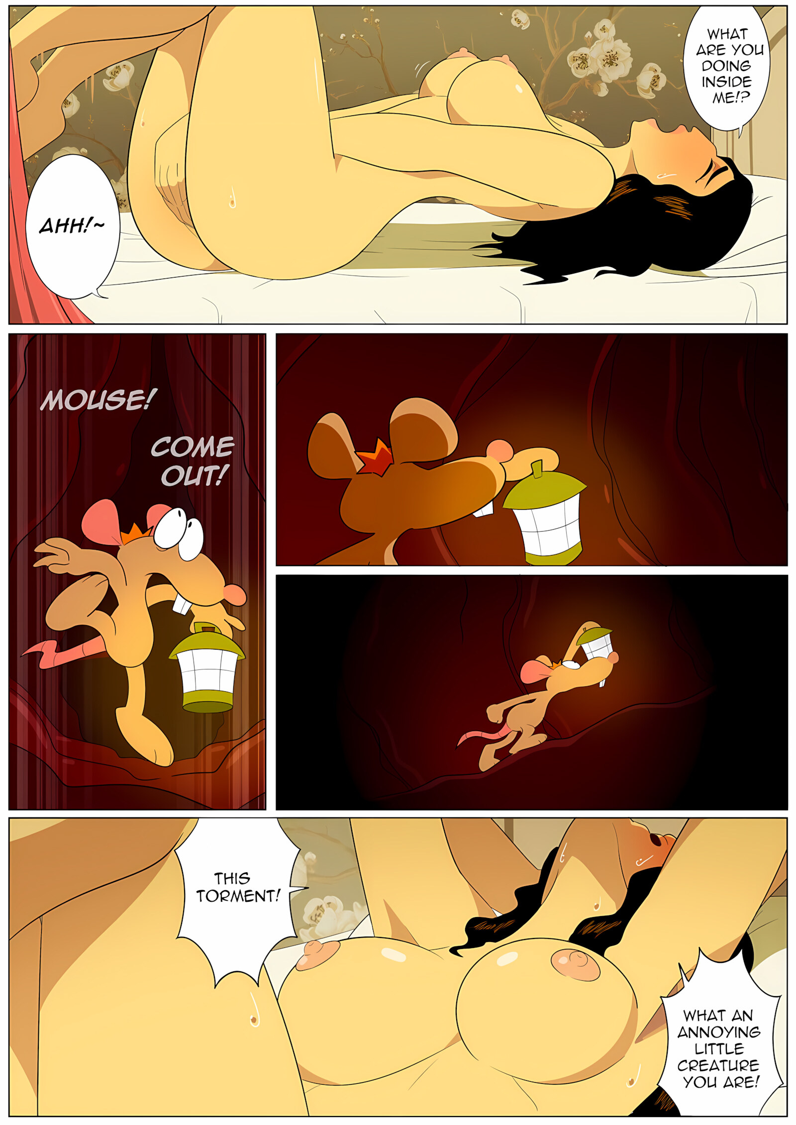 Mouse and Giantess Continued [Dangerking11], Mouse and Giantess Continued, page 14 of 40