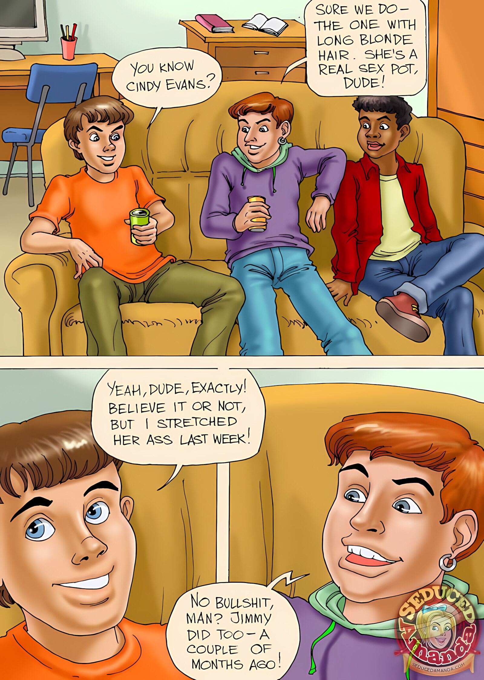 My Brother And His Friends [Seduced Amandz], My Brother And His Friends, page 1 of 10